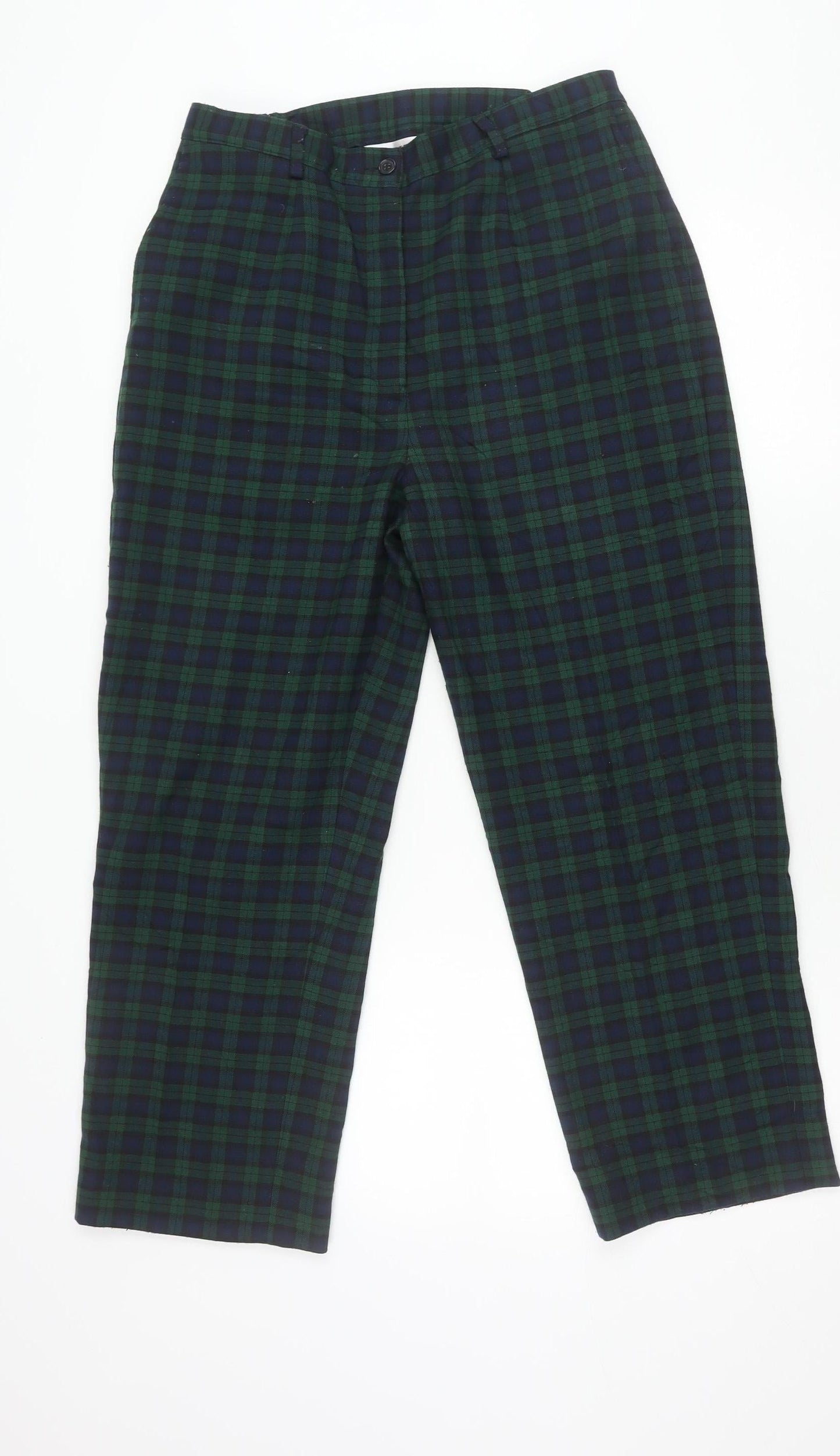 Unisex Adultss UK Size L Country Collection Classic Fit Casual Green Trousers
