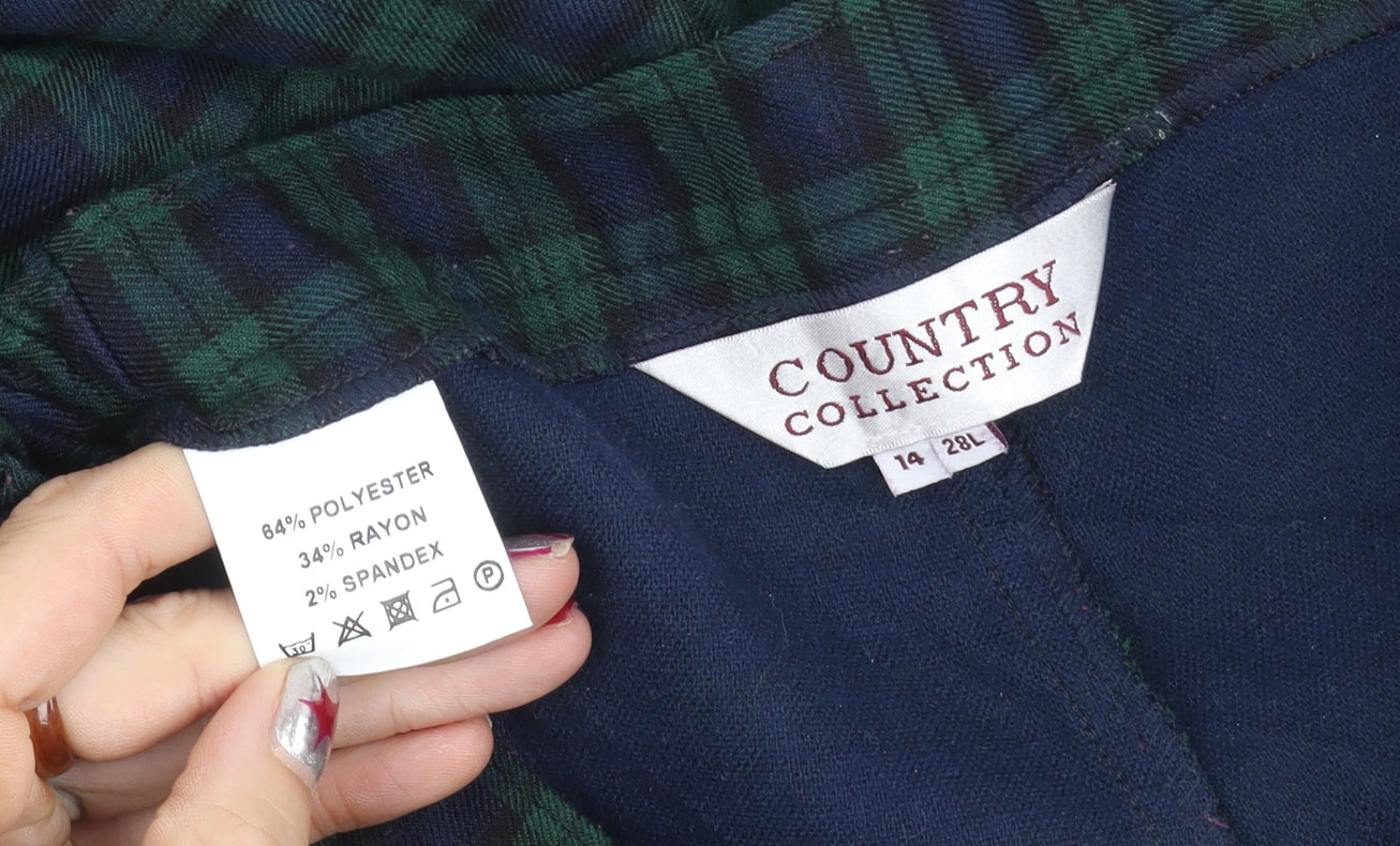 Unisex Adultss UK Size L Country Collection Classic Fit Casual Green Trousers