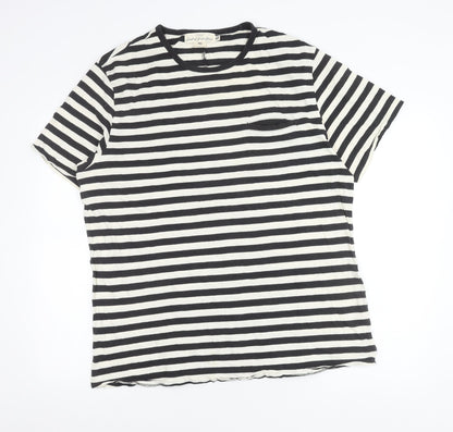 Womens UK Size XL H&M Black Basic T-Shirt