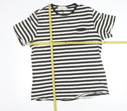 Womens UK Size XL H&M Black Basic T-Shirt
