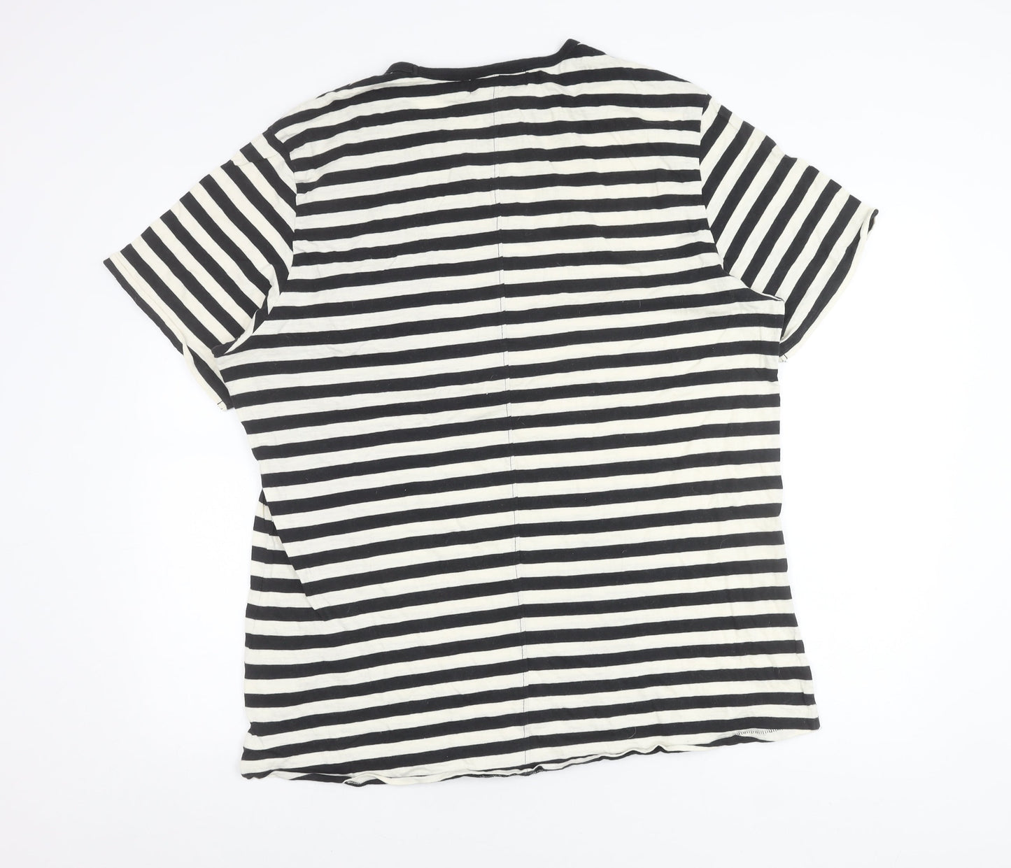 Womens UK Size XL H&M Black Basic T-Shirt