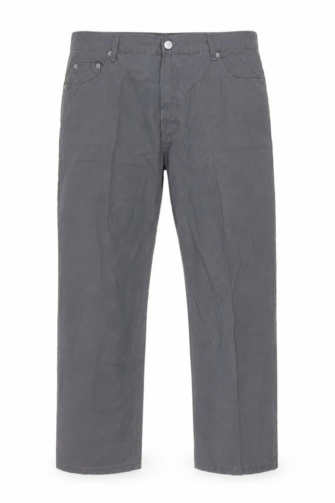 Mens UK Size L Armando Regular Fit Chino Grey Trousers