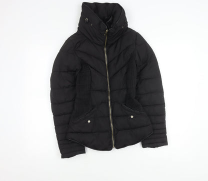 Womens UK Size 6 Atmosphere Black Puffer Jacket