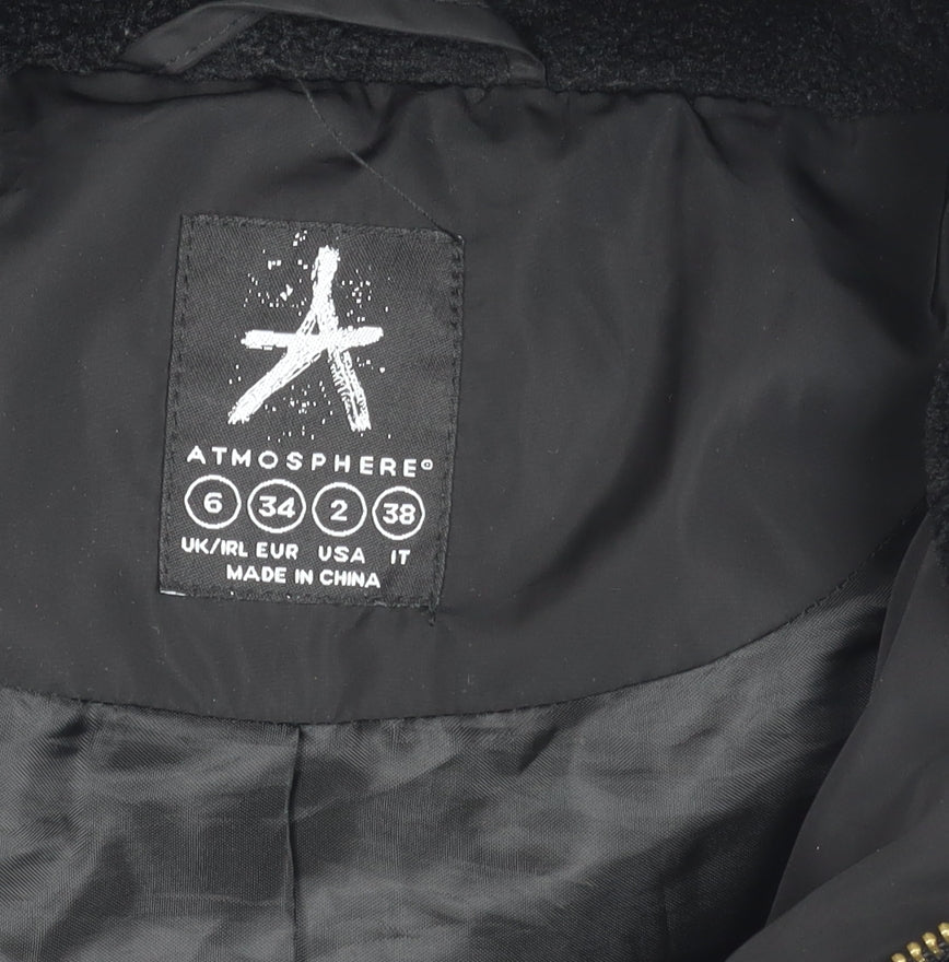 Womens UK Size 6 Atmosphere Black Puffer Jacket