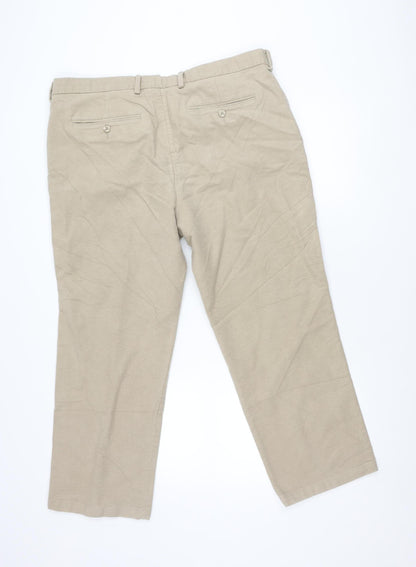 Hot!Mess Men’s Beige Chino Trousers XS Straight Leg Casual