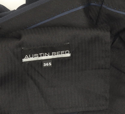 Austin Reed Men’s Black 36S Dress Pants Wool Blend Trousers