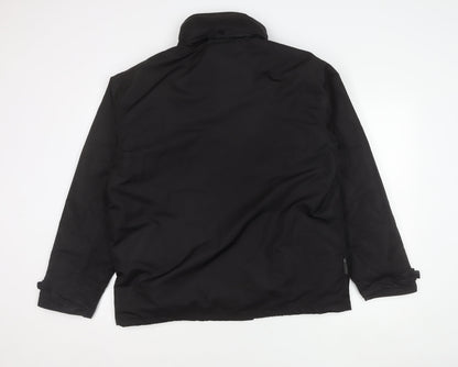 Mens UK Size M Mountain Essentials Black Parka Coat