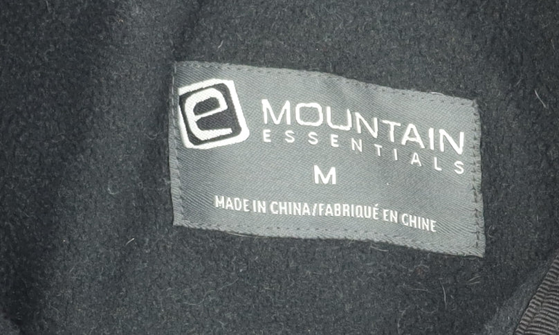 Mens UK Size M Mountain Essentials Black Parka Coat