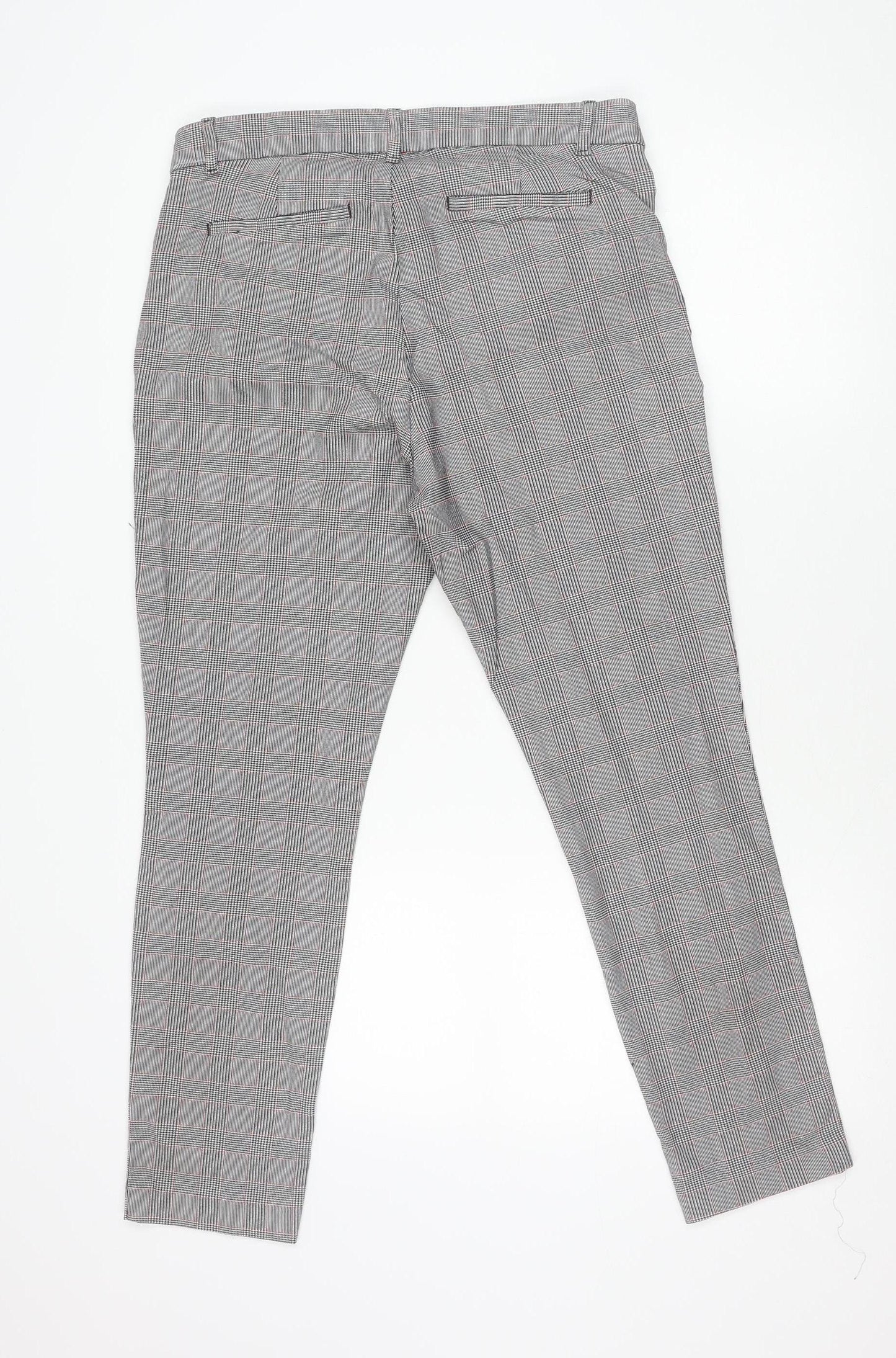 Womens UK Size 12 Gap Slim Fit Ankle Grey Trousers