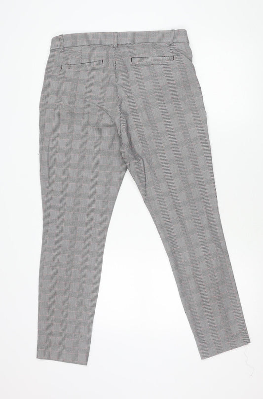 Womens UK Size 12 Gap Slim Fit Ankle Grey Trousers
