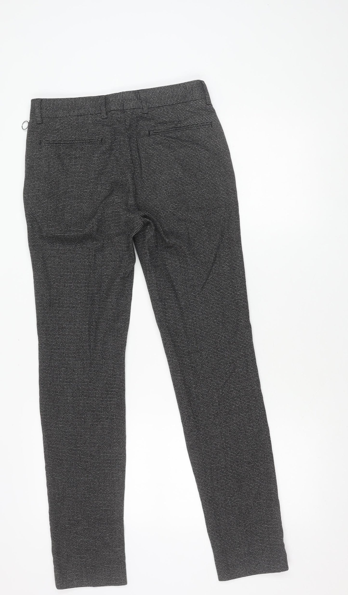 Womens UK Size 10 Topman Slim Fit CasualBusiness Grey Trousers