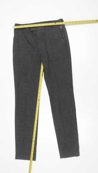 Womens UK Size 10 Topman Slim Fit CasualBusiness Grey Trousers