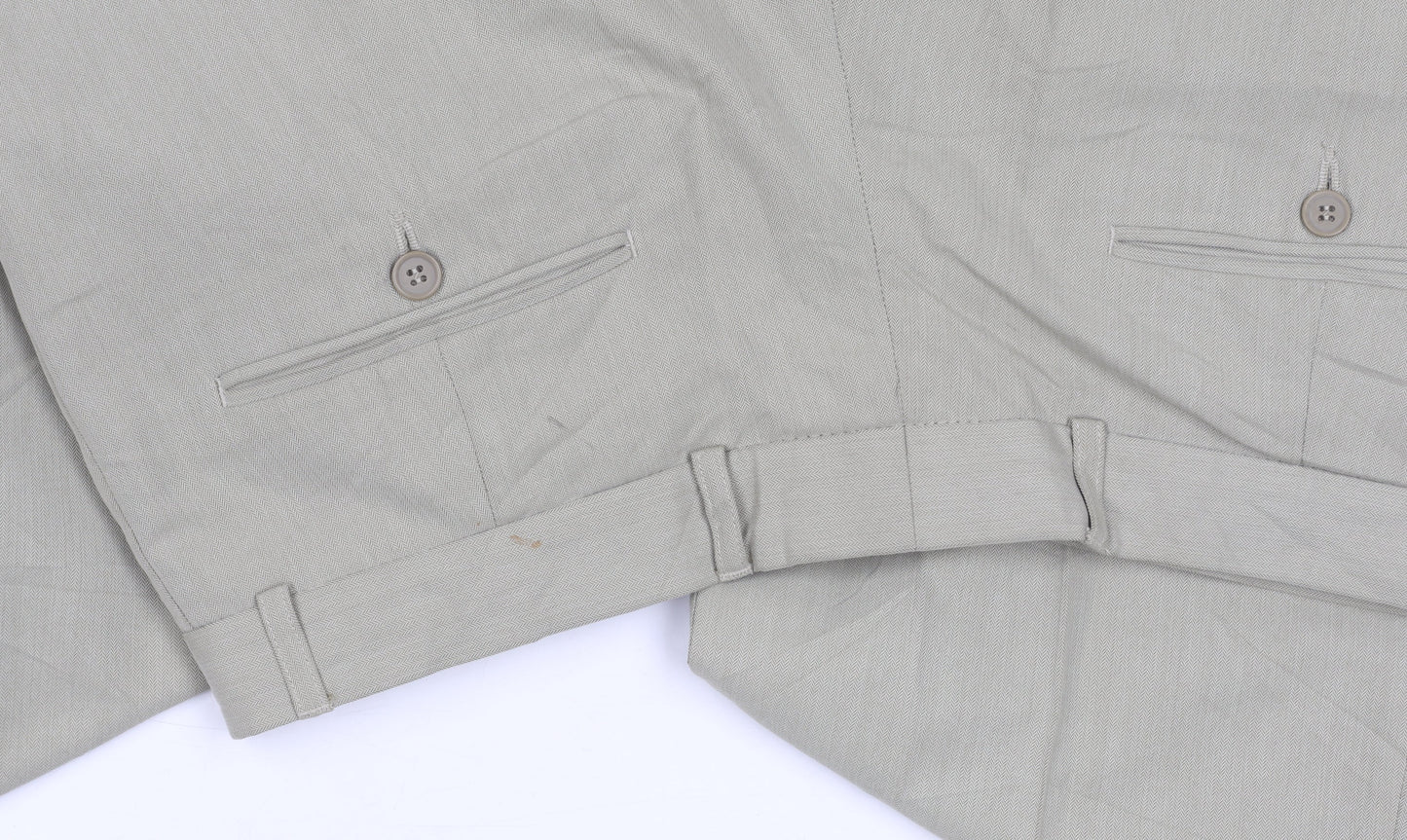 Taylor & Wright Men's Beige 36x29 Dress Pants Trousers