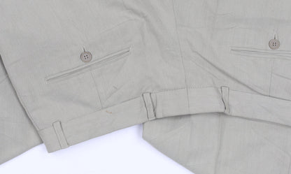 Taylor & Wright Men's Beige 36x29 Dress Pants Trousers