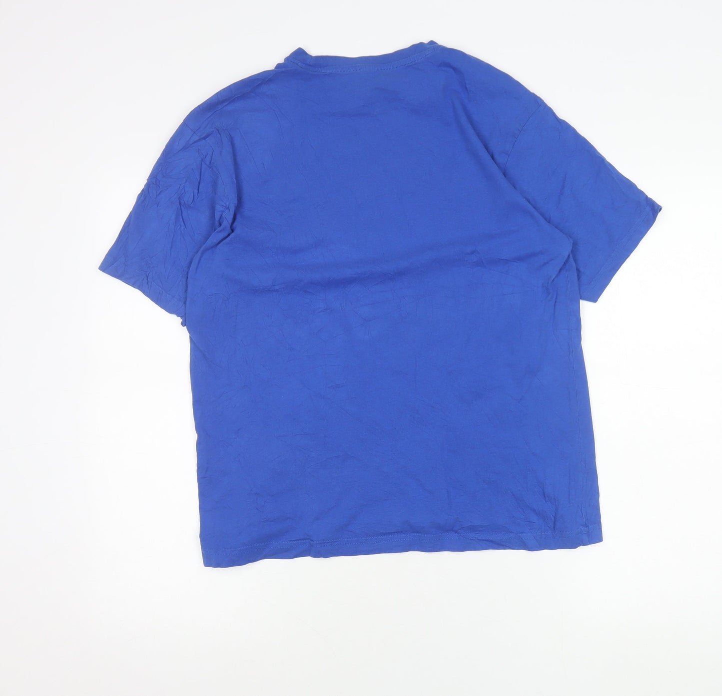 Mens UK Size L Donnay Blue  T-Shirt