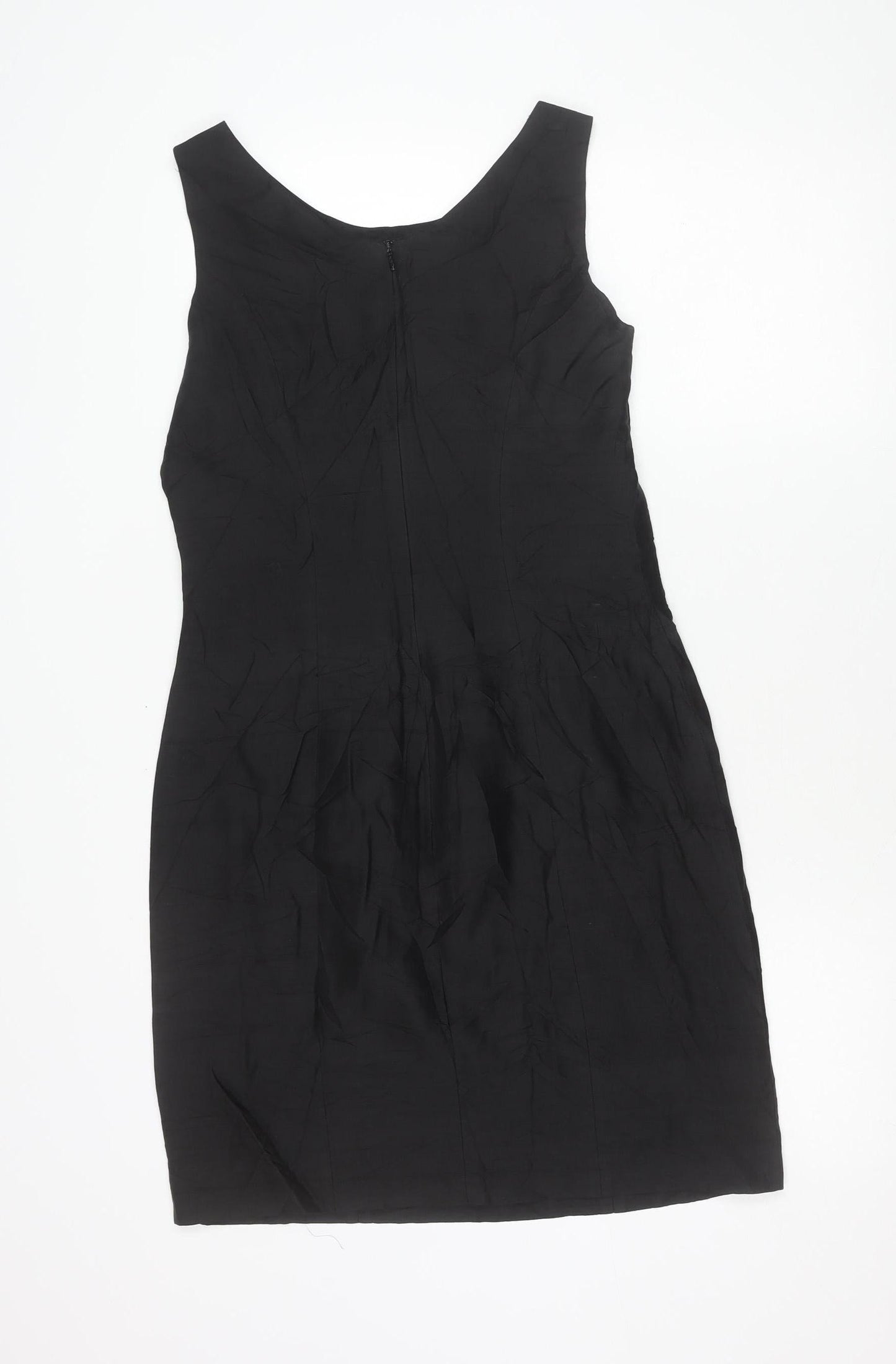 Marc Aurel Womens Black Size 10 Sleeveless Sheath Knee Dress