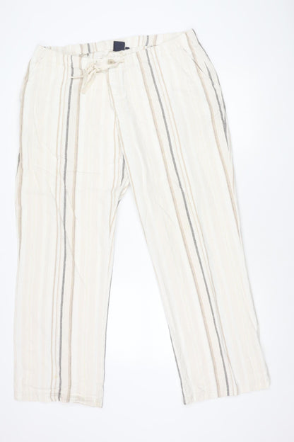Womens UK Size XL Cotton Traders Regular Fit CasualTravel Beige Trousers
