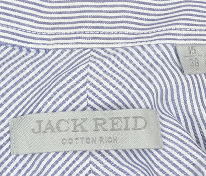 Mens UK Collar Size 15 Jack Reid Smart Blue  Dress Shirt