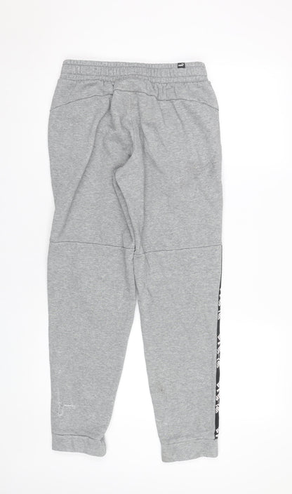 Puma Men’s Grey Sweatpants S Sports Jogger Trousers