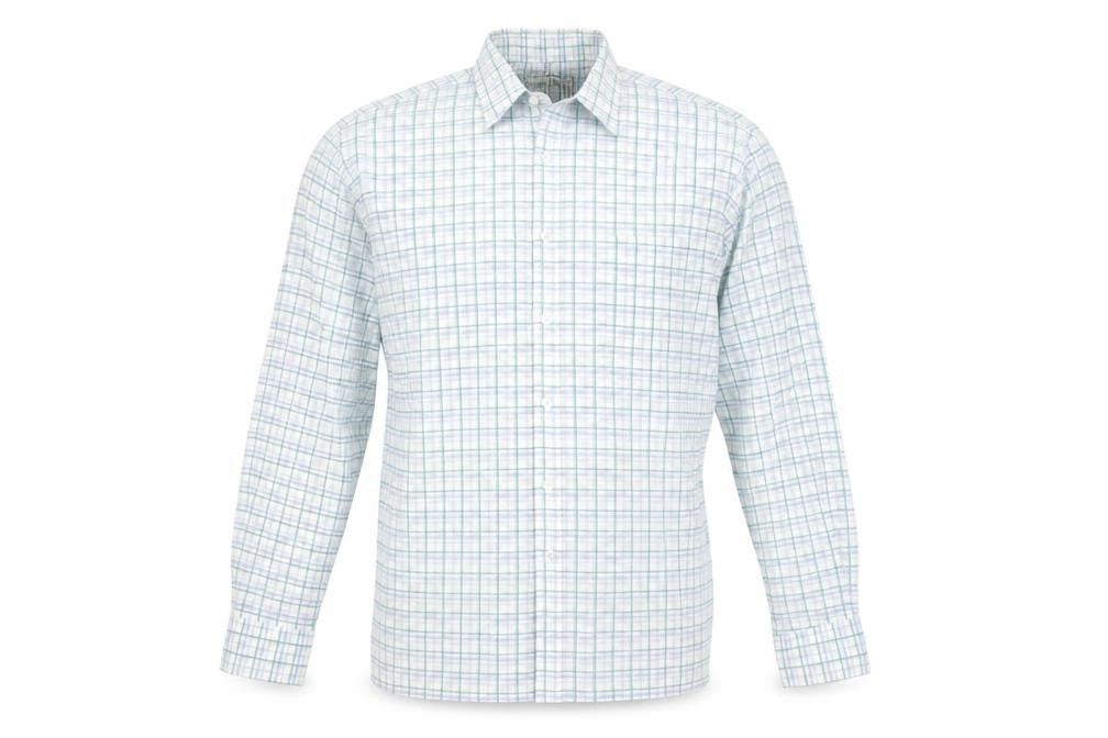 Mens UK Collar Size 15 Pierre Leon Smart Multicoloured  Dress Shirt