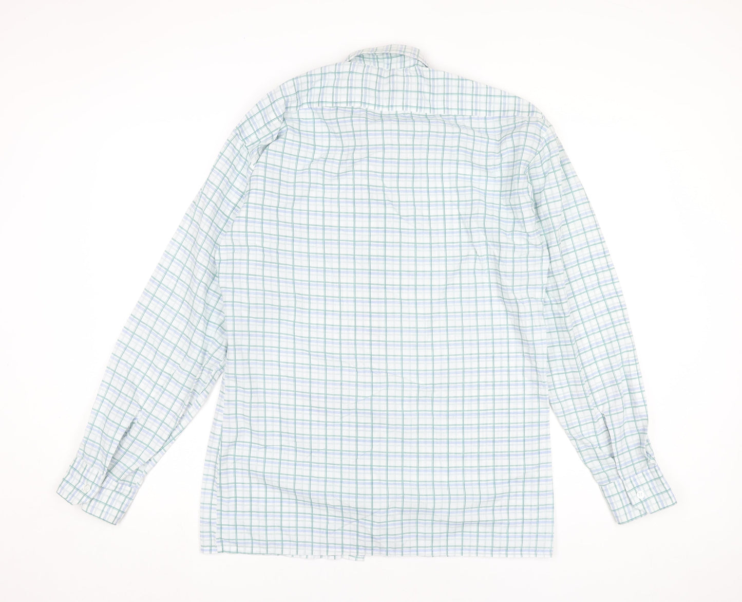 Mens UK Collar Size 15 Pierre Leon Smart Multicoloured  Dress Shirt
