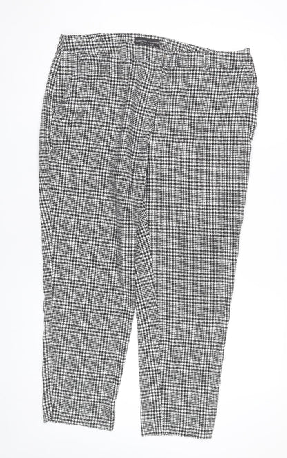 Womens UK Size 14 Dorothy Perkins Slim Fit BusinessCasualWorkwear Black Trousers