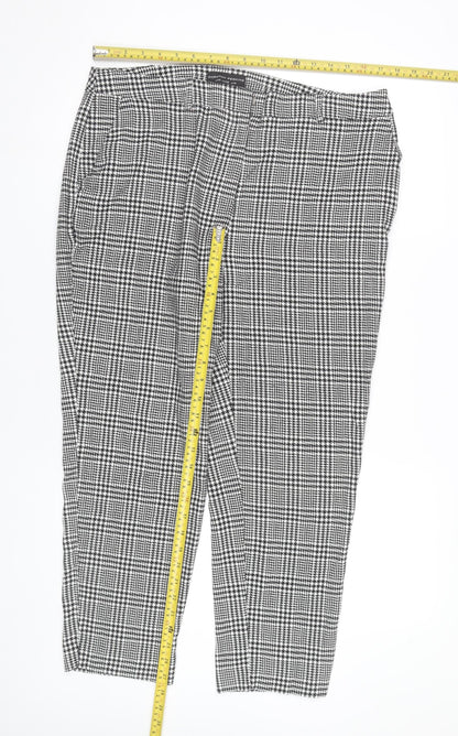 Womens UK Size 14 Dorothy Perkins Slim Fit BusinessCasualWorkwear Black Trousers