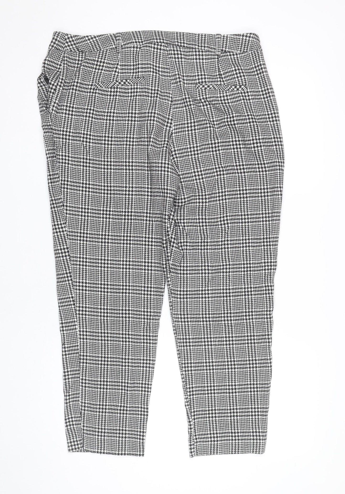 Womens UK Size 14 Dorothy Perkins Slim Fit BusinessCasualWorkwear Black Trousers