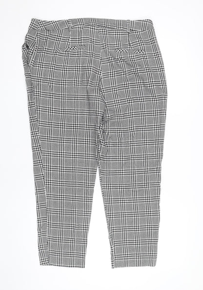 Womens UK Size 14 Dorothy Perkins Slim Fit BusinessCasualWorkwear Black Trousers