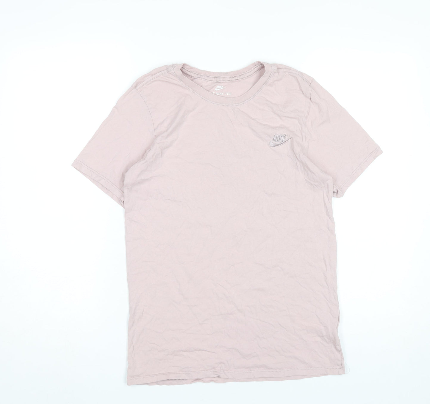 Womens UK Size S Nike Pink Basic T-Shirt