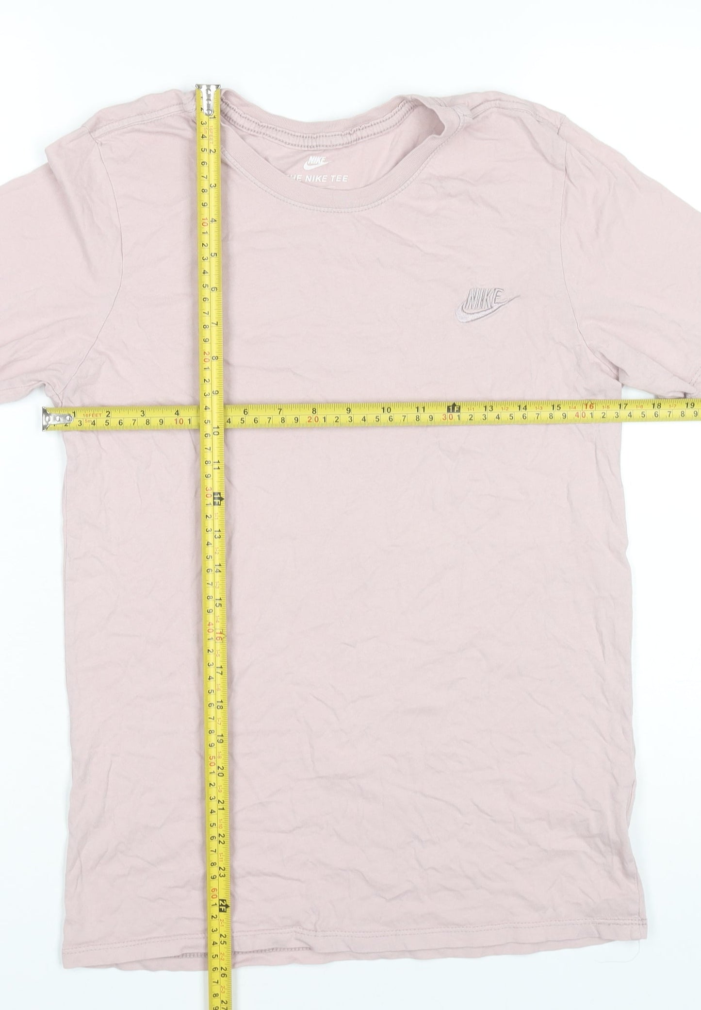 Womens UK Size S Nike Pink Basic T-Shirt