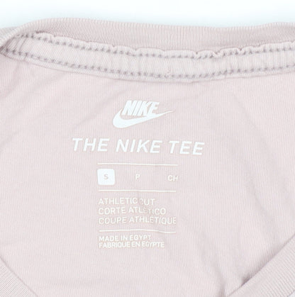 Womens UK Size S Nike Pink Basic T-Shirt