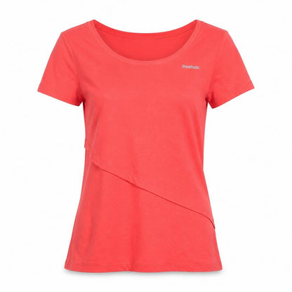 Womens UK Size XS Reebok Red Gym & Training Running & Jogging Yoga T-Shirt