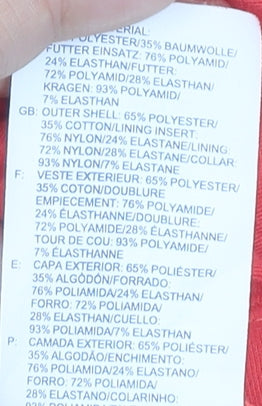 Reebok Womens Red XS Activewear T-Shirt Scoop Neck Gym Top