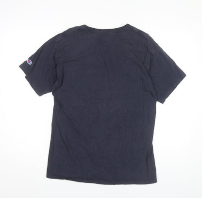 Mens UK Size M Champion Blue  T-Shirt