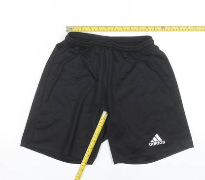 Adidas Mens Black S Sports Sweat Shorts Lightweight Quick Dry