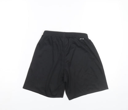 Adidas Mens Black S Sports Sweat Shorts Lightweight Quick Dry