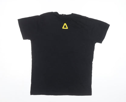 Sojo Sense Men’s Black Artlist Logo T-Shirt Medium Crew Neck