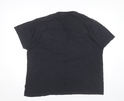 Paul Smith Men's Black XL Graphic Retro Train T-Shirt