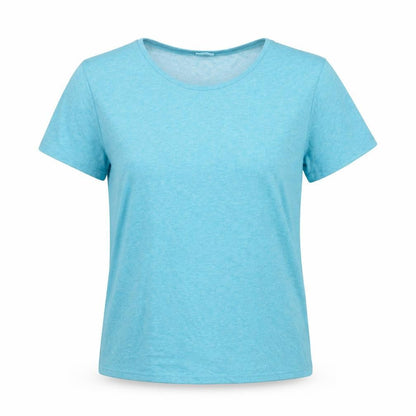 Womens UK Size XL DECATHLON Blue Gym & Training Yoga Running & Jogging T-Shirt