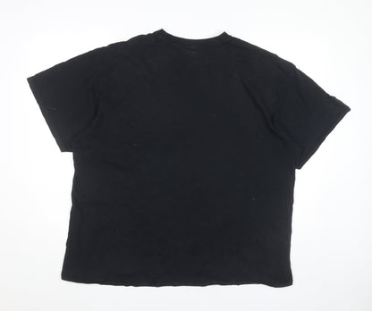 Nirvana Men's Black L Band Graphic T-Shirt Rock Music 90s