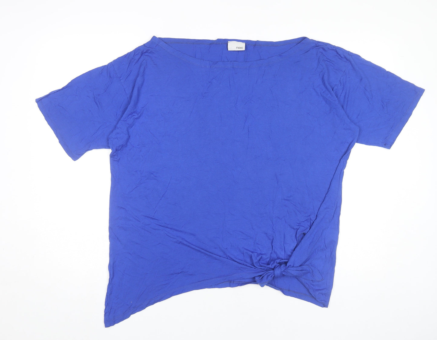 Womens UK Size 10 NEXT Blue Basic T-Shirt
