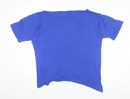 Womens UK Size 10 NEXT Blue Basic T-Shirt