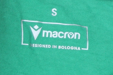 Macron Men's Green Welsh Varsity 2024 Sports Graphic T-Shirt Size S