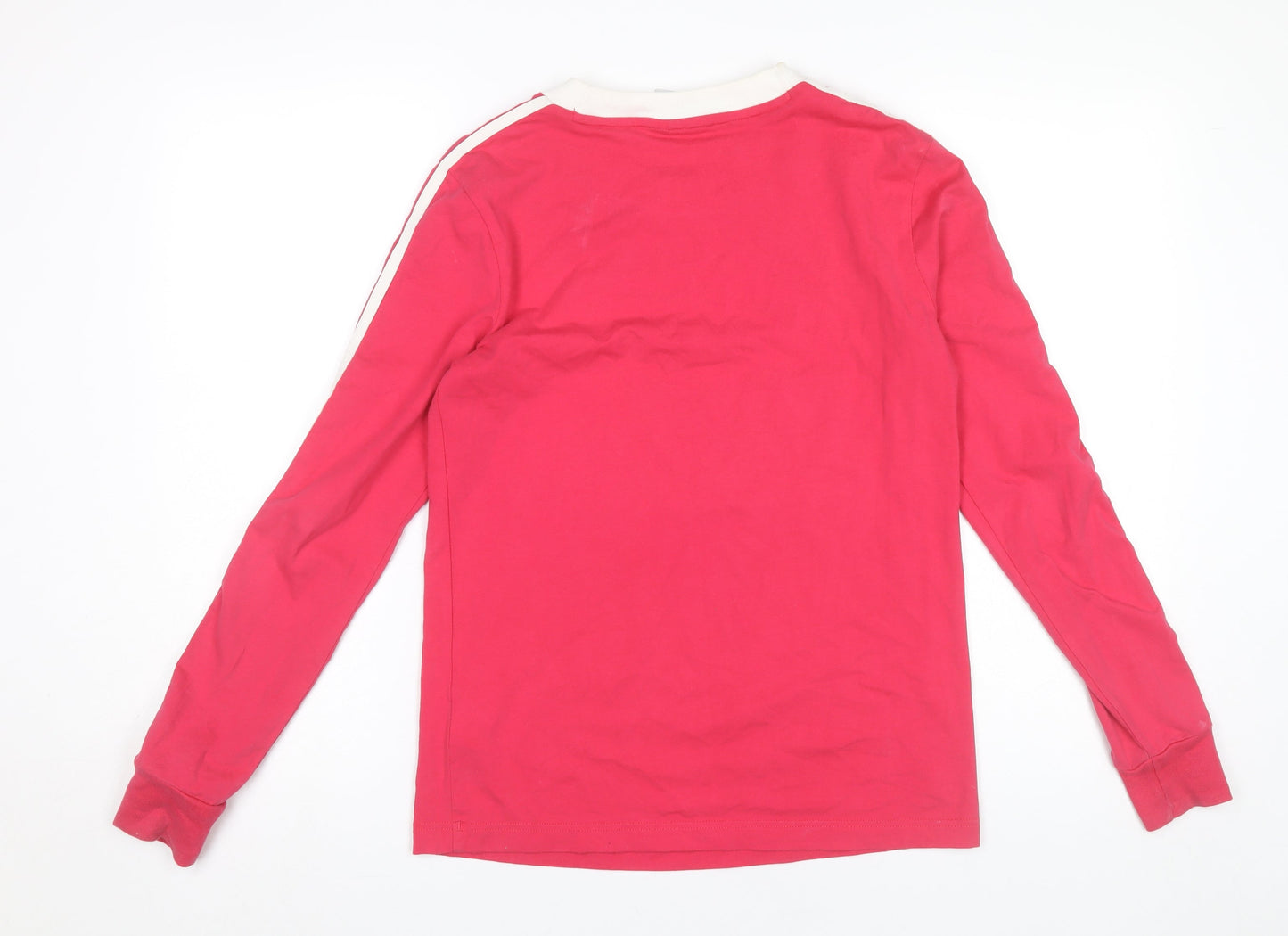 Womens UK Size 8 adidas Pink Jersey T-Shirt
