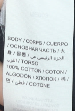 Superdry Men’s Black Graphic Print T-Shirt Size S Retro Style