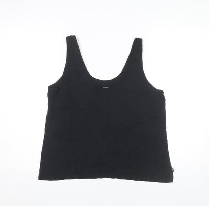 Womens UK Size 12 Superdry Black Basic Tank