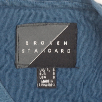 Broken Standard Men's Blue Small Venice Beach Graphic T-Shirt