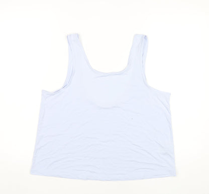 Sweaty Betty Women’s Blue Modal Tank Top M Relaxed Fit Yoga Vest