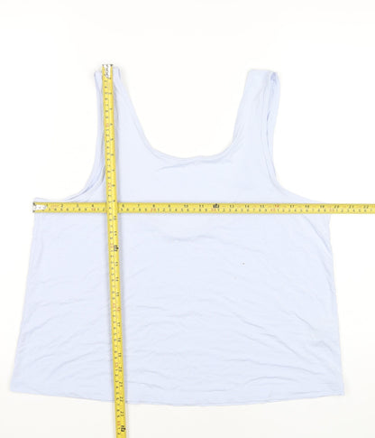 Sweaty Betty Women’s Blue Modal Tank Top M Relaxed Fit Yoga Vest